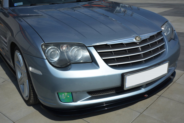 Front Ansatz passend für CHRYSLER CROSSFIRE schwarz Hochglanz