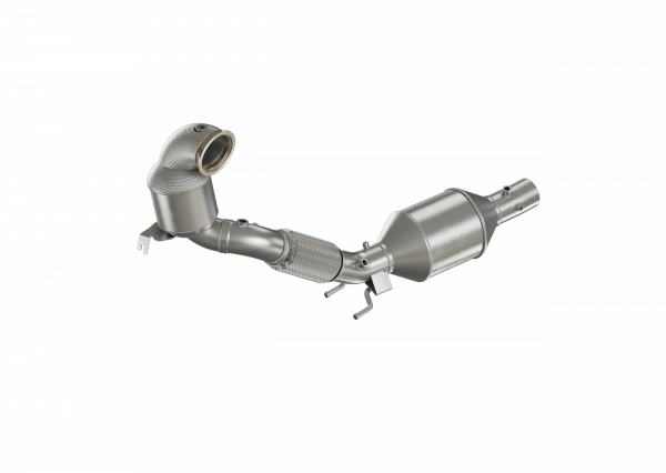 HJS Downpipe Audi TT III/Cupra Formentor/Skoda Octavia III RS/VW Golf VIII GTI (EA888 Gen.4 - 2.0 - Euro 6d - OPF), ø76 mm, 200cpi Tuningkats, mit ECE Zulassung, 90821180