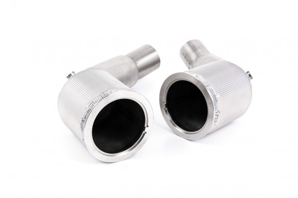 Milltek SSXAU870 Large-bore Downpipes and Cat Bypass Pipes - Audi RS6 C8 4.0 V8 bi-turbo (OPF/GPF M