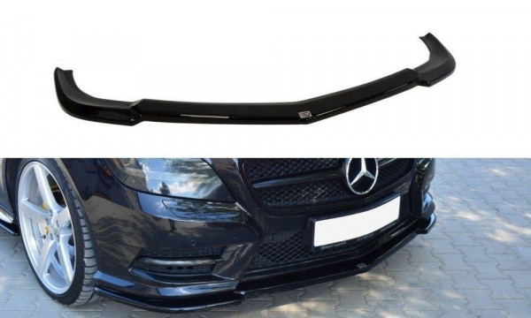 Front Ansatz für MERCEDES CLS C218 AMG LINE schwarz Hochglanz