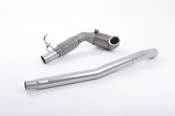 Milltek SSXAU586 Large Bore Downpipe and Hi-Flow Sports Cat - Audi TT Mk3 TTS 2.0TFSI Quattro (2015