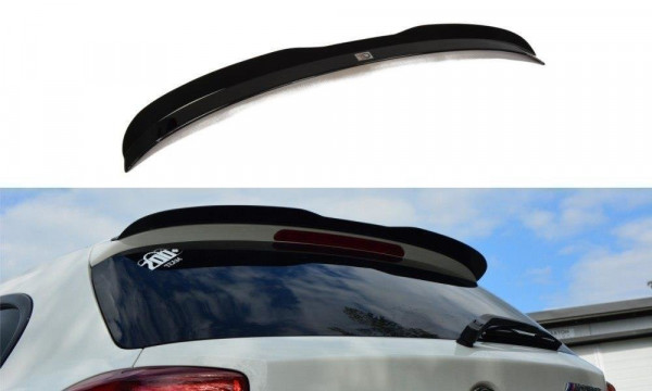 Spoiler CAP für BMW 1er F20/F21 M-Power schwarz Hochglanz