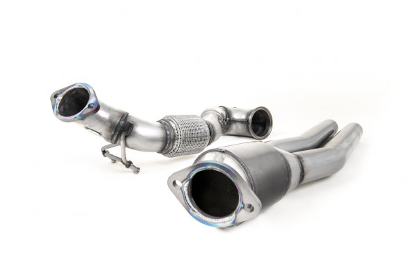 Milltek SSXAU726 Large Bore Downpipe and Hi-Flow Sports Cat - Audi RS3 Sportback 400PS (8V MQB - Fa