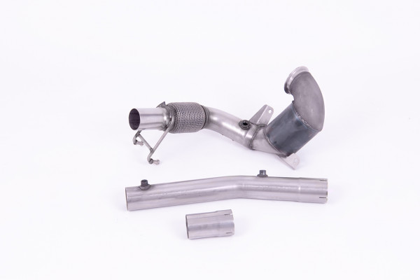 Milltek SSXVW564 Hi-Flow Sports Cat and Downpipe - Volkswagen Polo GTI 2.0 TSI (AW 5 Door) - GPF/OP