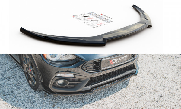 Front Ansatz passend für Fiat 124 Spider Abarth schwarz Hochglanz