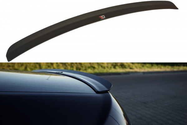 Spoiler CAP passend für Audi A6 S-Line C6 FL Sedan schwarz Hochglanz