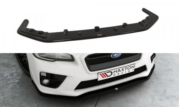 Front Ansatz für v.2 SUBARU WRX STI schwarz Hochglanz