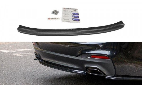 Mittlerer Diffusor Heck Ansatz für BMW 5er G30/ G31 M-Paket schwarz Hochglanz