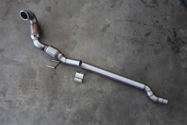 Downpipe VAG 2.0 TSI 4WD, Golf 7R, Cupra 300, S3 8V, Octavia / Superb with HJS ECE Cat