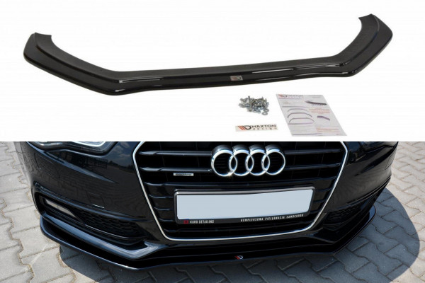 Front Ansatz für V.2 Audi S5 / A5 S-Line 8T FL schwarz Hochglanz