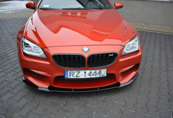 Front Ansatz passend für BMW M6 GRAN COUPÉ schwarz Hochglanz