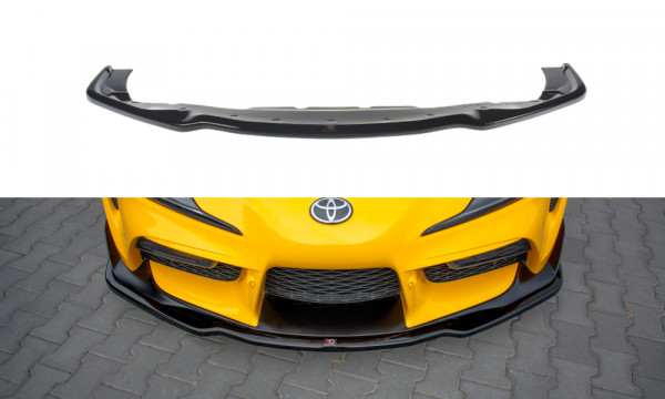 Front Ansatz V.2 passend für Toyota Supra Mk5 schwarz Hochglanz