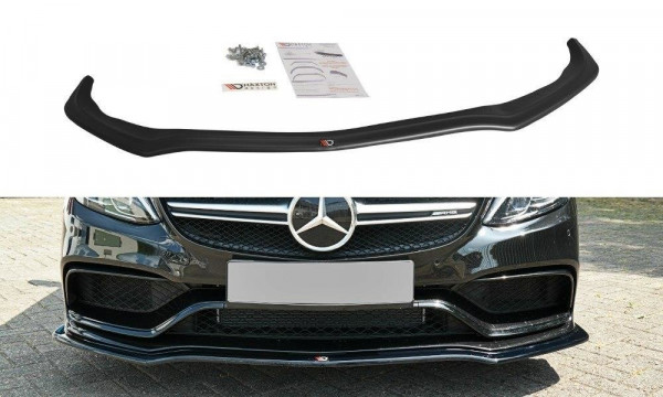 Front Ansatz für V.1 Mercedes C-Klasse S205 63 AMG Kombi schwarz Hochglanz