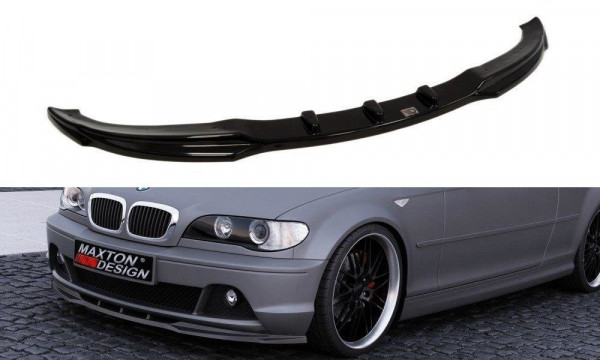 Front Ansatz für BMW 3er E46 COUPE Facelift schwarz Hochglanz