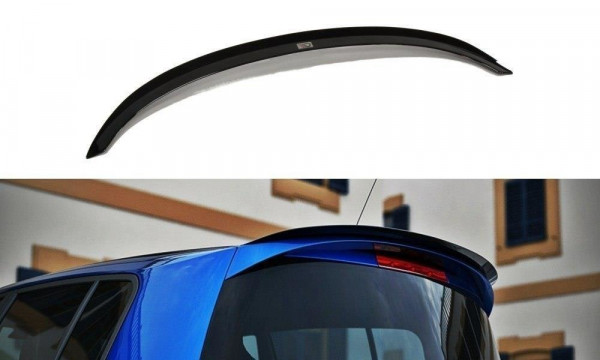 Spoiler CAP für RENAULT MEGANE II RS schwarz Hochglanz