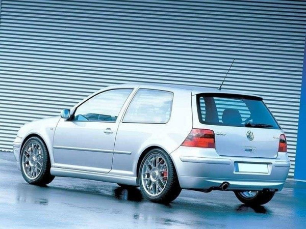 Heckschürze passend für VW GOLF 4 25"TH ANNIVERSARY LOOK (mit Endrohr)