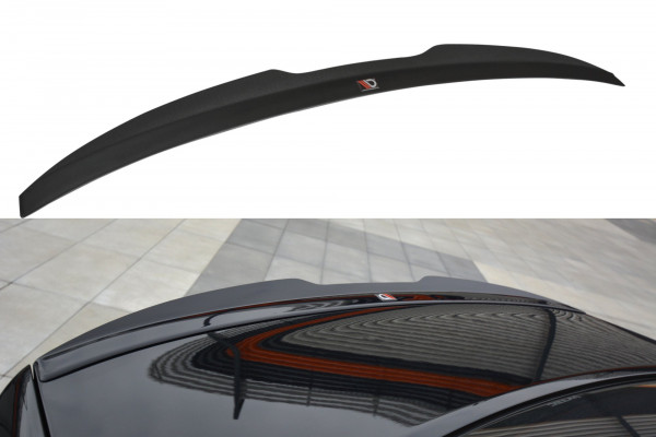 Spoiler CAP passend für HONDA ACCORD MK8. CU-Serie vor Facelift SEDAN schwarz Hochglanz